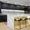 Whole house design Modern kitchen furniture Black Matte Modular Kitchen Cabinets