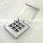 Magnetic closure silver cardboard homemade chocolate gift box packaging for dubai