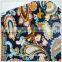 Rayon activity print fabric