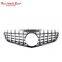 W207 auto parts Front grill for Mercedes benz  E class W207 GT style silver 2010 2011 2012 2013