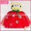 High Waistband Red Strawberry Cute Dress With Ribbon Gauze Dress Halloween Costume