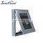 Superhouse waterproof hurricane aluminium reflective grey glass chain winder awning window