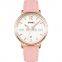 New Arrival Skmei 1724 Women Quartz Watch Lady Wristwatch Leather Strap Simple Design Customized Logo