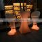 glow outdoor led furniture rechargeable plastic new design wedding led table led furniture decorations