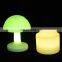 bear egg mushroom cylinder shape bedside lamp warm light remote control flash lamp wireless charging glowing toy lamp