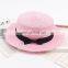 Flat Top Women Summer Beach Wide Brim Wholesale Straw Hat for Women