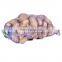 China cheap price wholesale reusable potato vegetable net mesh bag raschel nylon PP/PE drawstring vegetable mesh bag