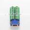 DB15 Female VGA Break Out Terminal Block Board