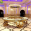 Stainless Steel Glass Dining Table For Dining Room Restaurant Banquet Dining Tables For Sale