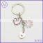Promotional floating Metal Rectangle dog tag key chain