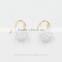 2016 Fashion Jewelry Wholesale Delicate Crystal Ball Drop Earrings