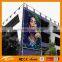 Outdoor easy assemble advertising scrolling system