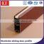 Closet door frame sliding door profile sliver anodized color