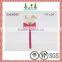 Easter wooden stake with plush bunny