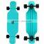 Customized color and logo of the 29inch size plastic skateboard longboard