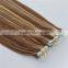 Grade 10A double drawn russian remy stick tape in hair extensions
