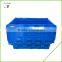 Plastic storage box with interlock lid plastic moving box