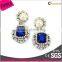 Newest Style High Quality Latest Crystal Rhinestone Earrings With Imitation Pearl