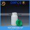 60ml plastic laboratory reagent bottle with green cap