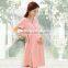 F10066A 2016 korean design loose casual short sleeve maternity dress for pregnant women