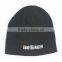 high quality winter beanie with flat brim