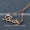Custom Name, Gold Chain Necklace " BABY " Stainless Steel Women Personalized Letters Necklace