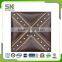 TV Wall Furnishings Emboss PU Artificial Leather 3D Wall Panel