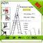 YK EN 131 Hot sale 3*11 steps portable folding compact construction extension super ladder