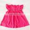 Flutter sleeves girls dress 2016 Pearl dress little girls ruffled dress