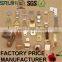 High Precision Copper Contacts Rivet Mounted on Holes Electrical Socket Components