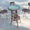 cheap and nice design tea table and chairs