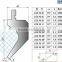 press brake die and tooling, Goose neck punch for press brake