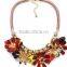 Fashionable 2016 acrylic flower necklace
