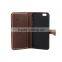 2016 flip cover wallet case for Iphone 6s with card slots, leather wallet case, mobile phone wallet case