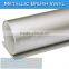 CARLIKE Waterproof Chrome Metallic Brushed Sliver Car Body Wrap Stickers