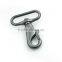 High quality 1.5" Gun metal alloy clip hook clip swivel hook for belt