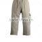Men's 100% cotton knit terry garment dyed technics with patch pocket pirate shorts