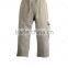 garment dyed wash knit terry fabric 100% cotton capri for men