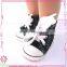White Canvas Shoes For 18 Inch Dolls OEM Doll Shoes Wholesale