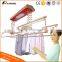 Remote control Electric Lifting Automatic clothes drying rack, Ceiling mounted aluminium clothes dryer rack with UV lights