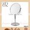 hotel shower room metal compact 2x magnifying shaving mirror dressing mirror