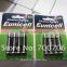 wholesale Zn/MnO2 AAA Size 1.5V LR03(AM4) alkaline dry battery/Eunicell