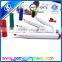 Promotional custom good quality refillable whiteboard markers with mini eraser btush