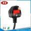 high quality UK 3Pin AC Power cord uk power cable uk plug