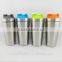 Colorful water bottle plastic clear plastic drinking water stainless steel bottle