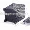 Outdoor black powder coating square shape fire pit in small size