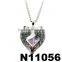 Austria Crystal Blue Heart of Ocean Heart Necklace