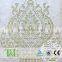 Decor wallcovering luxurious wallpaper with flock pattern