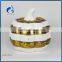 mini artificial pumpkin ceramic halloween pumpkin with leaves