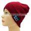 Wholesale winter bluetooth beanie custom bluetooth beanie hat cap Headphone Wireless headphones